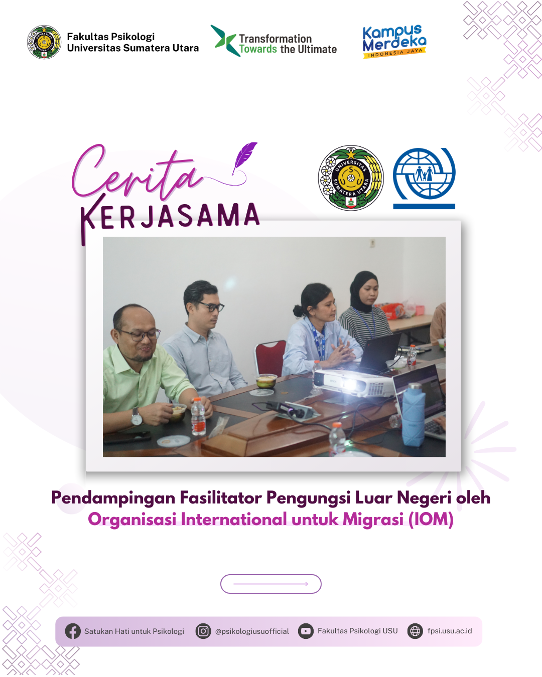 Cerita Kerjasama: USU x IOM